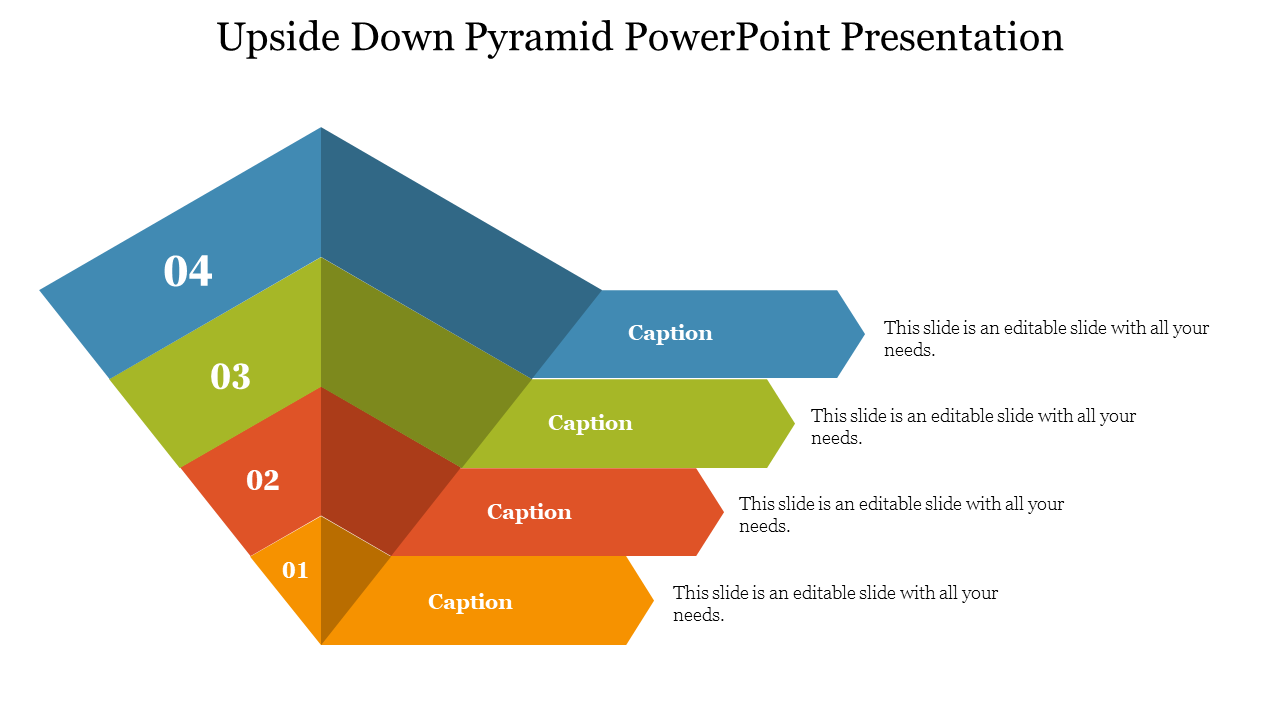 Upside Down Pyramid PowerPoint Presentation Template